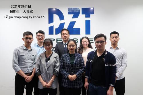In March 2021, new employees - K16 joined and began training about ship design at DAIZO TEC.