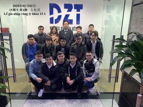 2020年2月3日にDZT15期生第1陣が入社し、DZTで船舶設計の研修を始めました。
