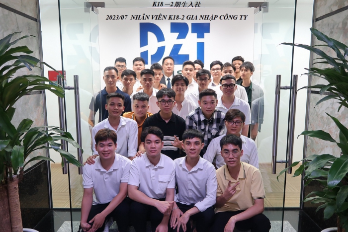 In July 2023, new employees - K18-2 joined and began training about ship design at DAIZO TEC.